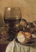 Pieter Claesz Still Life with Ham oil painting